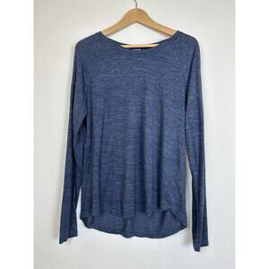 Vince Blue Women’s Lightweight Sweater Shirt Long Sleeve Size Small